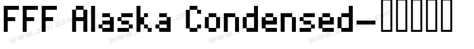 FFF Alaska Condensed字体转换